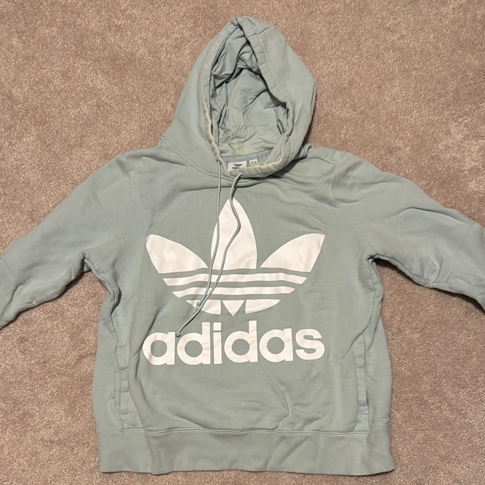 Adidas Light Green Hoodie